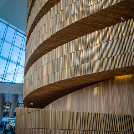 Opera house inside Oslo