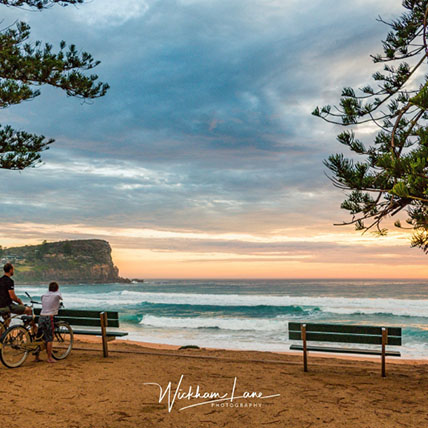 The locals checking the waves at Avalon