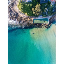 Palm Beach Ocean Baths - Framed 1200x760mm